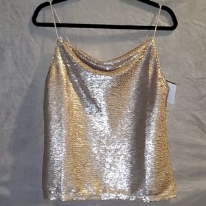 NWT All In Favor Brand Cowl Neck Top